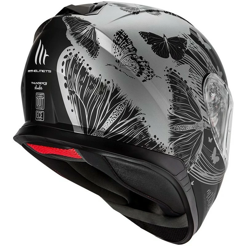 MT Helmets Casque De Moto Intégral Casques MT Thunder3 SV VLINDER B2 Gris Mat 4 MT Helmets Casque De Moto Intégral Casques MT Thunder3 SV VLINDER B2 Gris Mat – Image 2