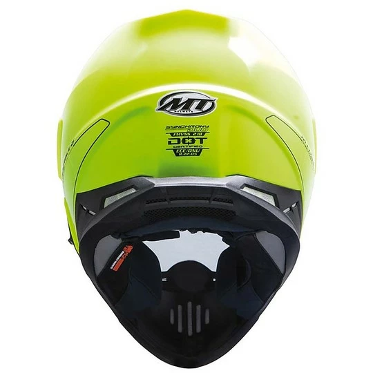 MT Helmets Casque De Moto Intégral Cross Enduro MT Casques Synchrony DuoSport SV Solid Yellow Fluo 6 MT Helmets Casque De Moto Intégral Cross Enduro MT Casques Synchrony DuoSport SV Solid Yellow Fluo – Image 4