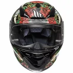 MT Helmets Casque De Moto Intégral MT Casques Revenge Skull & Roses Noir Rouge 8 MT Helmets Casque De Moto Intégral MT Casques Revenge Skull & Roses Noir Rouge -MTT Helmets Magasin casque de moto integral mt casques revenge skull roses noir rouge 70944