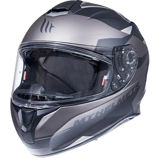 MT Helmets Casque De Moto Intégral MT Casques TARGO ENJOY E2 Matt Grey 3 MT Helmets Casque De Moto Intégral MT Casques TARGO ENJOY E2 Matt Grey