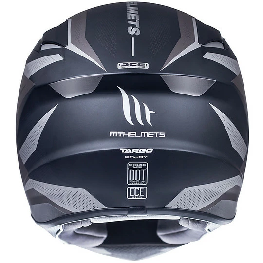 MT Helmets Casque De Moto Intégral MT Casques TARGO ENJOY E2 Matt Grey 5 MT Helmets Casque De Moto Intégral MT Casques TARGO ENJOY E2 Matt Grey – Image 3