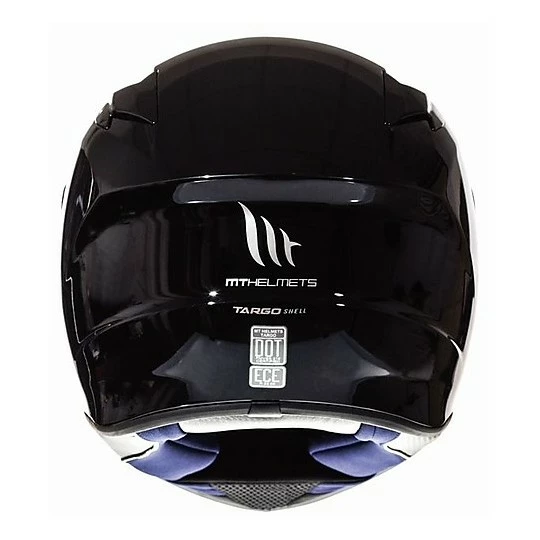 MT Helmets Casque De Moto Intégral MT Casques Targo Solid A1 Glossy Black 6 MT Helmets Casque De Moto Intégral MT Casques Targo Solid A1 Glossy Black – Image 4