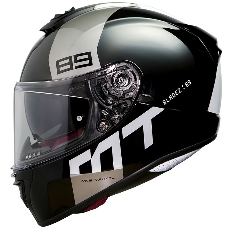 MT Helmets Casque De Moto Intégral Mt Helmet BLADE 2 Sv 89 B2 Pearl Grey 3 MT Helmets Casque De Moto Intégral Mt Helmet BLADE 2 Sv 89 B2 Pearl Grey