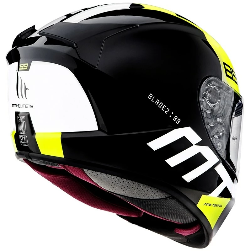 MT Helmets Casque De Moto Intégral Mt Helmet BLADE 2 Sv 89 B3 Fluo Yellow Pearl 5 MT Helmets Casque De Moto Intégral Mt Helmet BLADE 2 Sv 89 B3 Fluo Yellow Pearl – Image 3