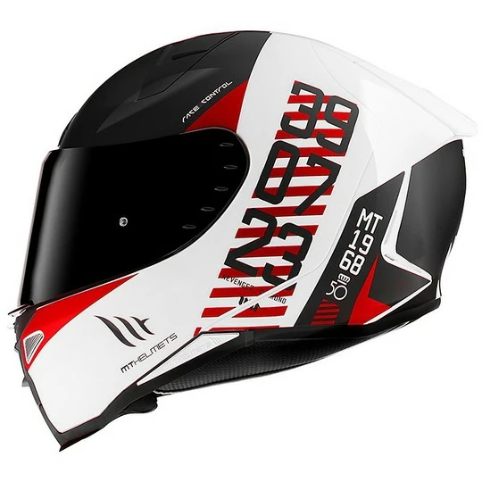 MT Helmets Casque De Moto Intégral Mt Helmet REVENGE 2 CHRONO A5 Matt Red 5 MT Helmets Casque De Moto Intégral Mt Helmet REVENGE 2 CHRONO A5 Matt Red – Image 3