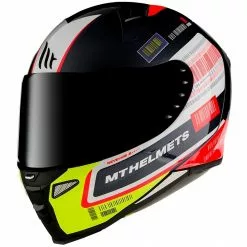 MT Helmets Casque De Moto Intégral Mt Helmet REVENGE 2 RS A1 Noir Brillant