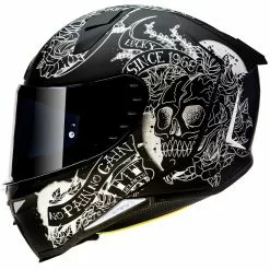 MT Helmets Casque De Moto Intégral Mt Helmet REVENGE 2 Skull & Roses A1 Matt Black 7 MT Helmets Casque De Moto Intégral Mt Helmet REVENGE 2 Skull & Roses A1 Matt Black -MTT Helmets Magasin casque de moto integral mt helmet revenge 2 skull roses a1 matt black 126110