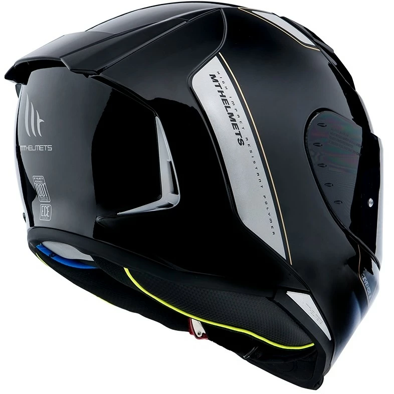 MT Helmets Casque De Moto Intégral Mt Helmet REVENGE 2 Solid A11 Glossy Black 5 MT Helmets Casque De Moto Intégral Mt Helmet REVENGE 2 Solid A11 Glossy Black – Image 3