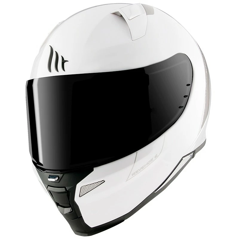 MT Helmets Casque De Moto Intégral Mt Helmet REVENGE 2 Solid Gloss White Pearl 3 MT Helmets Casque De Moto Intégral Mt Helmet REVENGE 2 Solid Gloss White Pearl