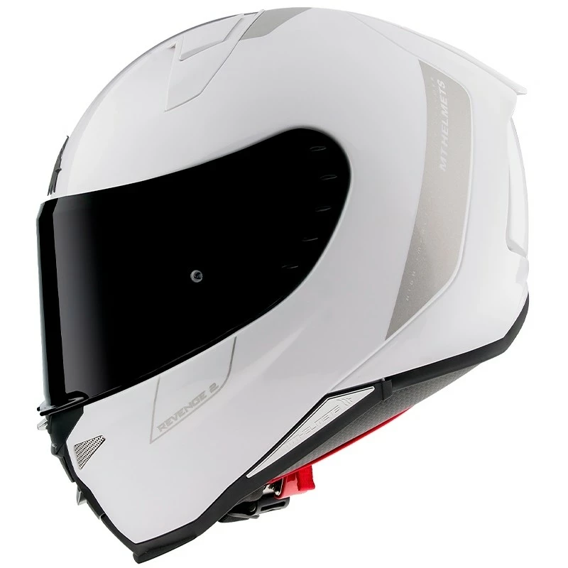 MT Helmets Casque De Moto Intégral Mt Helmet REVENGE 2 Solid Gloss White Pearl 4 MT Helmets Casque De Moto Intégral Mt Helmet REVENGE 2 Solid Gloss White Pearl – Image 2