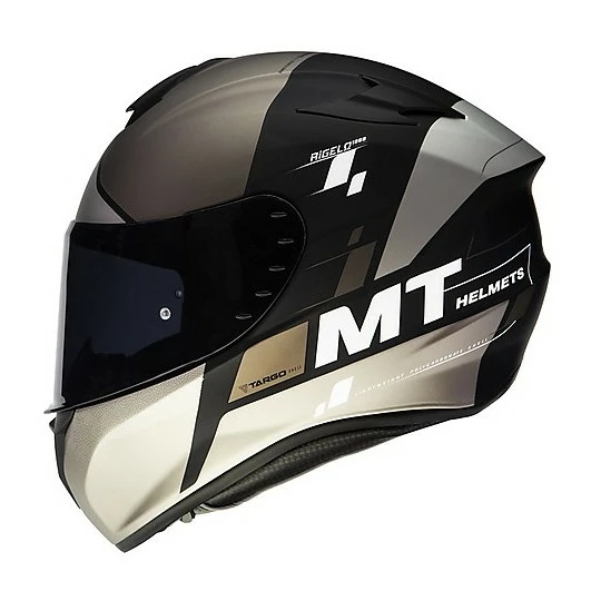 MT Helmets Casque De Moto Intégral Mt Helmet TARGO Rigel B2 Matt Black Grey 4 MT Helmets Casque De Moto Intégral Mt Helmet TARGO Rigel B2 Matt Black Grey – Image 2