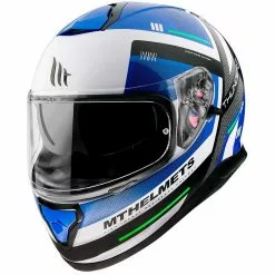 MT Helmets Casque De Moto Intégral Mt Helmet THUNDER 3 Sv CARRY C7 Pearl Blue