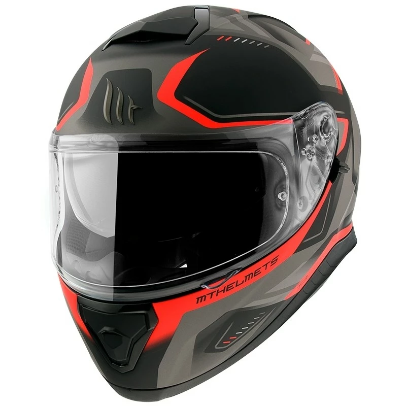 MT Helmets Casque De Moto Intégral Mt Helmet THUNDER 3 Sv TURBINE C4 Matt Black Orange Fluo 5 MT Helmets Casque De Moto Intégral Mt Helmet THUNDER 3 Sv TURBINE C4 Matt Black Orange Fluo – Image 3