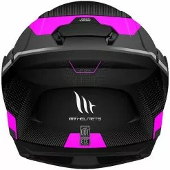 MT Helmets Casque De Moto Modulaire Approuvé P / J Mt Casque ATOM QUARK A8 Matt Black Pink -MTT Helmets Magasin casque de moto modulaire approuve p j mt casque atom quark a8 matt black pink 92969