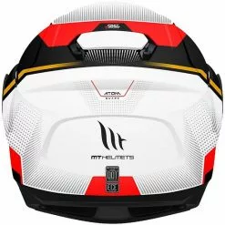 MT Helmets Casque De Moto Modulaire Approuvé P / J Mt Casque ATOM QUARK B5 Blanc Brillant Rouge 11 MT Helmets Casque De Moto Modulaire Approuvé P / J Mt Casque ATOM QUARK B5 Blanc Brillant Rouge -MTT Helmets Magasin casque de moto modulaire approuve p j mt casque atom quark b5 blanc brillant rouge 92971