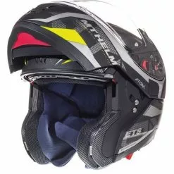 MT Helmets Casque De Moto Modulaire Approuvé P / J Mt Casque ATOM Sv Divergence A12 Matt Grey