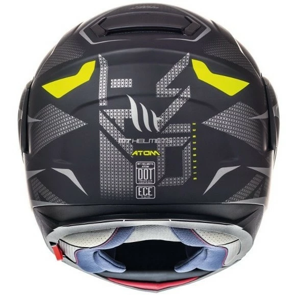 MT Helmets Casque De Moto Modulaire Approuvé P / J Mt Casque ATOM Sv Divergence A12 Matt Grey 6 MT Helmets Casque De Moto Modulaire Approuvé P / J Mt Casque ATOM Sv Divergence A12 Matt Grey – Image 4