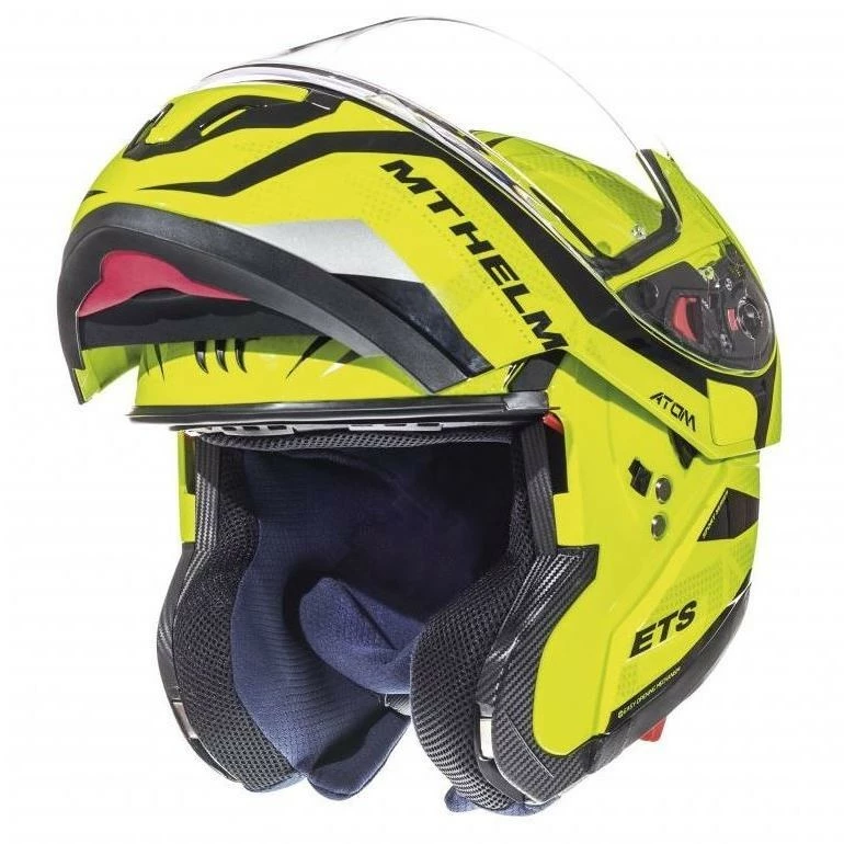 MT Helmets Casque De Moto Modulaire Approuvé P / J Mt Casque ATOM Sv Divergence F1 Fluo Yellow 3 MT Helmets Casque De Moto Modulaire Approuvé P / J Mt Casque ATOM Sv Divergence F1 Fluo Yellow