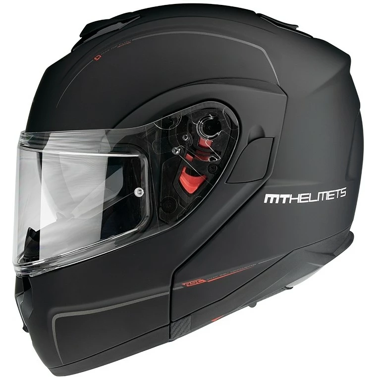 MT Helmets Casque De Moto Modulaire Approuvé P / J Mt Casque ATOM Sv Solid Matt Black 6 MT Helmets Casque De Moto Modulaire Approuvé P / J Mt Casque ATOM Sv Solid Matt Black – Image 4