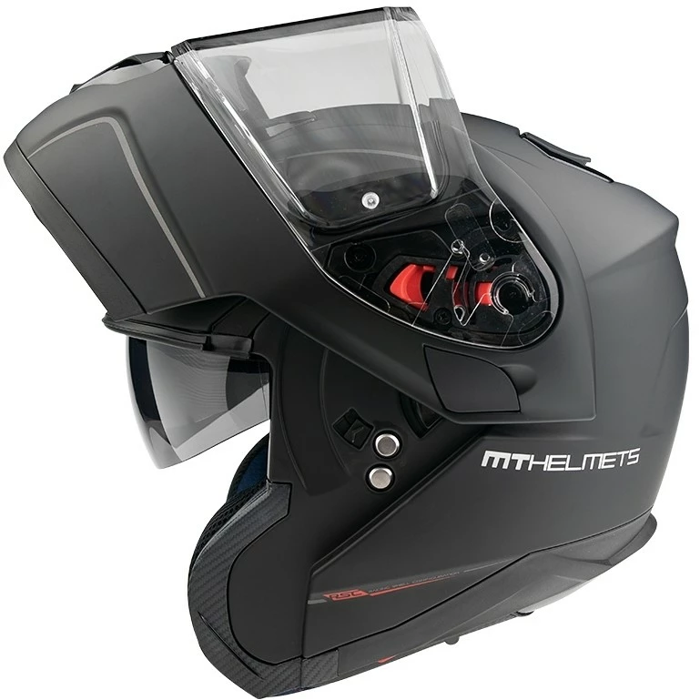 MT Helmets Casque De Moto Modulaire Approuvé P / J Mt Casque ATOM Sv Solid Matt Black 7 MT Helmets Casque De Moto Modulaire Approuvé P / J Mt Casque ATOM Sv Solid Matt Black – Image 5
