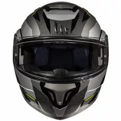MT Helmets Casque De Moto Modulaire Double Visière MT Casque ATOM SV TRANSCEND E2 Glossy Black Matt Grey -MTT Helmets Magasin casque de moto modulaire double visiere mt casque atom sv transcend e2 glossy black matt grey 70964