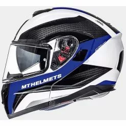 MTT Helmets Magasin -MTT Helmets Magasin casque de moto modulaire mt casques atom sv tarmac noir blanc bleu 56135