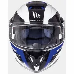 MT Helmets Casque De Moto Modulaire MT Casques ATOM Sv Tarmac Noir Blanc Bleu -MTT Helmets Magasin casque de moto modulaire mt casques atom sv tarmac noir blanc bleu 56136