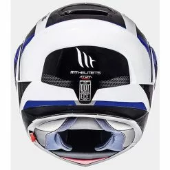 MT Helmets Casque De Moto Modulaire MT Casques ATOM Sv Tarmac Noir Blanc Bleu -MTT Helmets Magasin casque de moto modulaire mt casques atom sv tarmac noir blanc bleu 56137