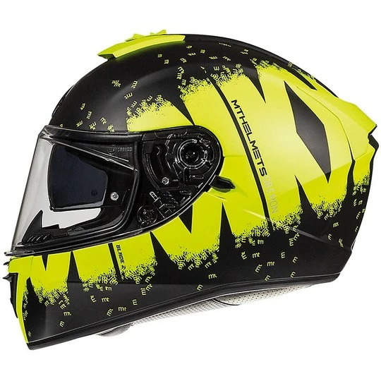 MT Helmets Casque Intégral Moto Casques MT BLADE 2 SV OBERON Noir Mat Jaune Fluo 3 MT Helmets Casque Intégral Moto Casques MT BLADE 2 SV OBERON Noir Mat Jaune Fluo