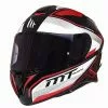 MT Helmets Casque Intégral Moto Casques MT Targo Interact A1 Blanc Rouge -MTT Helmets Magasin casque integral moto casques mt targo interact a1 blanc rouge 56106