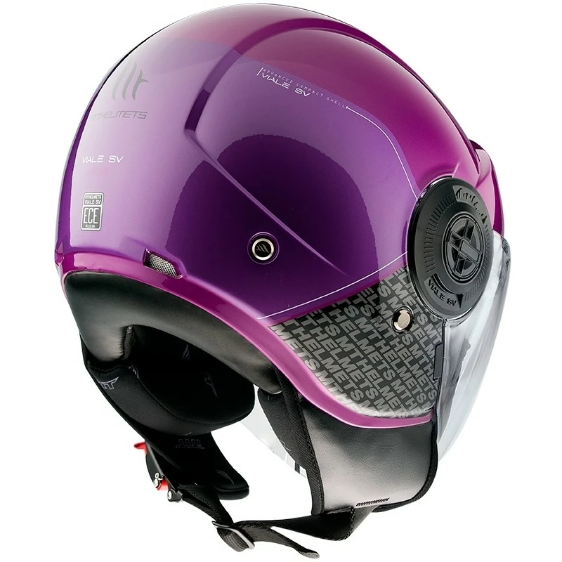 MT Helmets Casque Moto Demi-Jet Mt Casque VIALE Sv BREAK A1 Glossy Pink 5 MT Helmets Casque Moto Demi-Jet Mt Casque VIALE Sv BREAK A1 Glossy Pink – Image 3