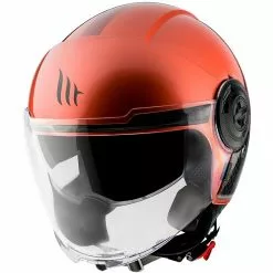 MT Helmets Casque Moto Demi-Jet Mt Casque VIALE Sv BREAK A7 Glossy Red
