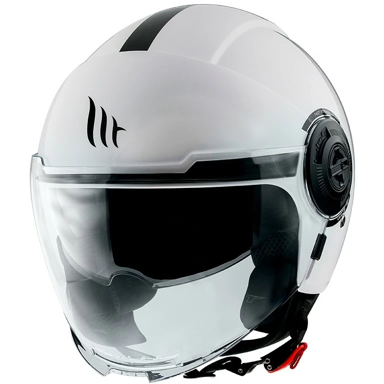 MT Helmets Casque Moto Demi-Jet Mt Casque VIALE Sv Solid A0 Glossy White 3 MT Helmets Casque Moto Demi-Jet Mt Casque VIALE Sv Solid A0 Glossy White