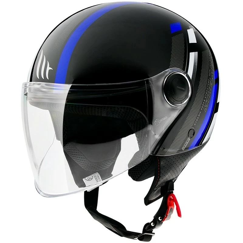 MT Helmets Casque Moto Demi-Jet Mt Helmet Street SCOPE D7 Glossy Blue 3 MT Helmets Casque Moto Demi-Jet Mt Helmet Street SCOPE D7 Glossy Blue