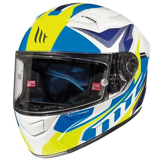 MT Helmets Casque Moto Intégral MT Casques KRE En Fibre G6 LookOut Blanc Brillant 3 MT Helmets Casque Moto Intégral MT Casques KRE En Fibre G6 LookOut Blanc Brillant