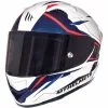 MT Helmets Casque Moto Intégral MT Casques KRE SV Intrepid Fibre Double Visor Blanc Rouge Fluo -MTT Helmets Magasin casque moto integral mt casques kre sv intrepid fibre double visor blanc rouge fluo 102485