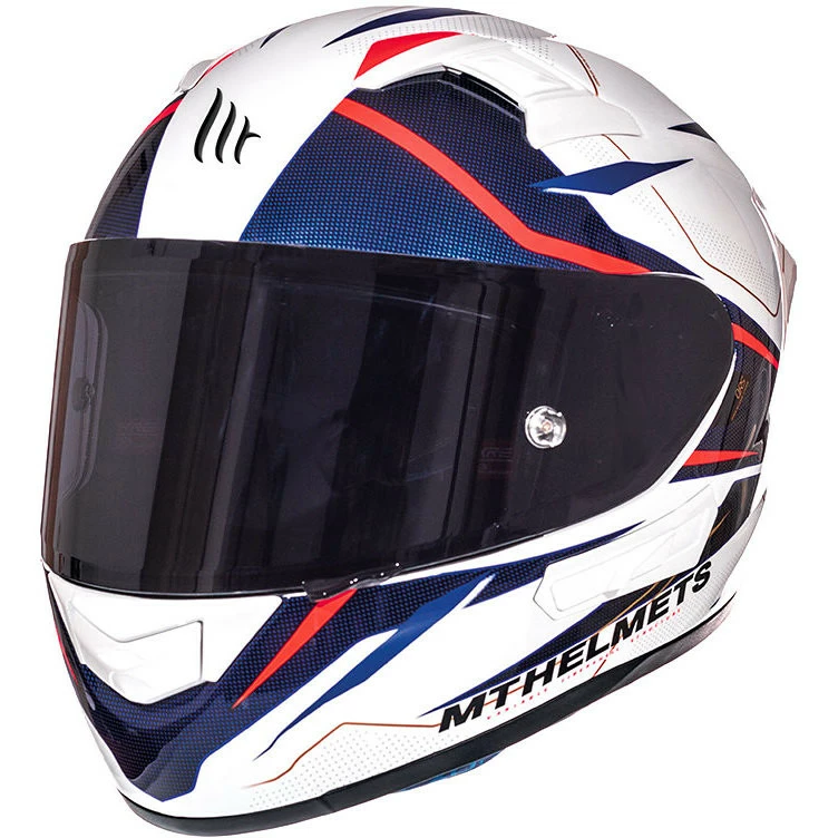 MT Helmets Casque Moto Intégral MT Casques KRE SV Intrepid Fibre Double Visor Blanc Rouge Fluo 3 MT Helmets Casque Moto Intégral MT Casques KRE SV Intrepid Fibre Double Visor Blanc Rouge Fluo