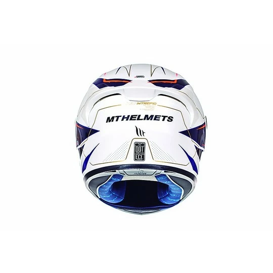 MT Helmets Casque Moto Intégral MT Casques KRE SV Intrepid Fibre Double Visor Blanc Rouge Fluo 7 MT Helmets Casque Moto Intégral MT Casques KRE SV Intrepid Fibre Double Visor Blanc Rouge Fluo – Image 5