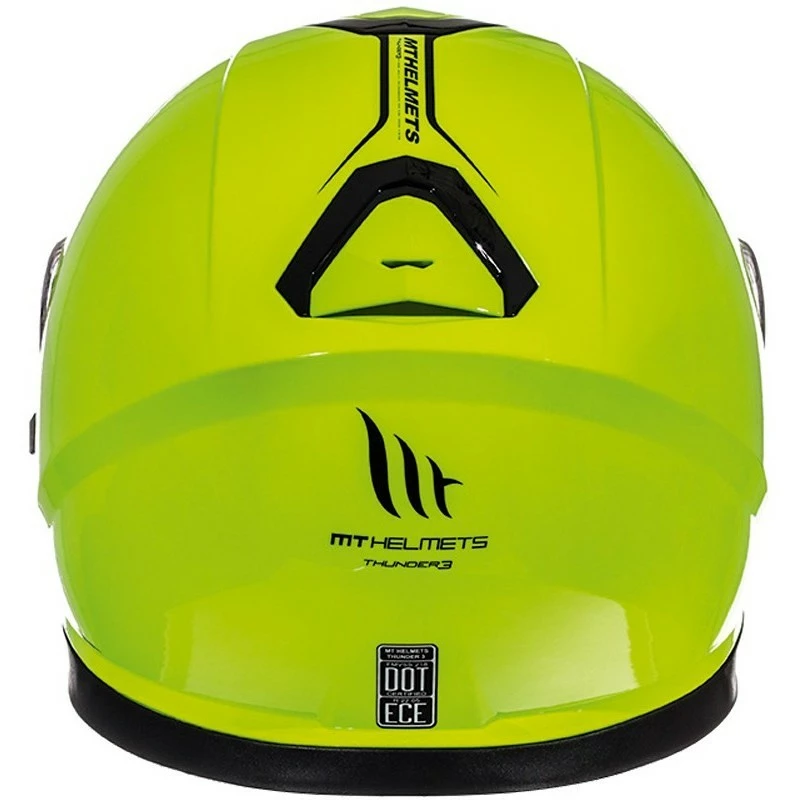 MT Helmets Casque Moto Intégral MT Casques Thunder3 SV Solid Yellow Fluo 5 MT Helmets Casque Moto Intégral MT Casques Thunder3 SV Solid Yellow Fluo – Image 3