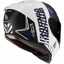 MT Helmets Casque Moto Intégral Mt Helmet REVENGE 2 CHRONO A7 Blanc Matt Blue 6 MT Helmets Casque Moto Intégral Mt Helmet REVENGE 2 CHRONO A7 Blanc Matt Blue -MTT Helmets Magasin casque moto integral mt helmet revenge 2 chrono a7 blanc matt blue 92868