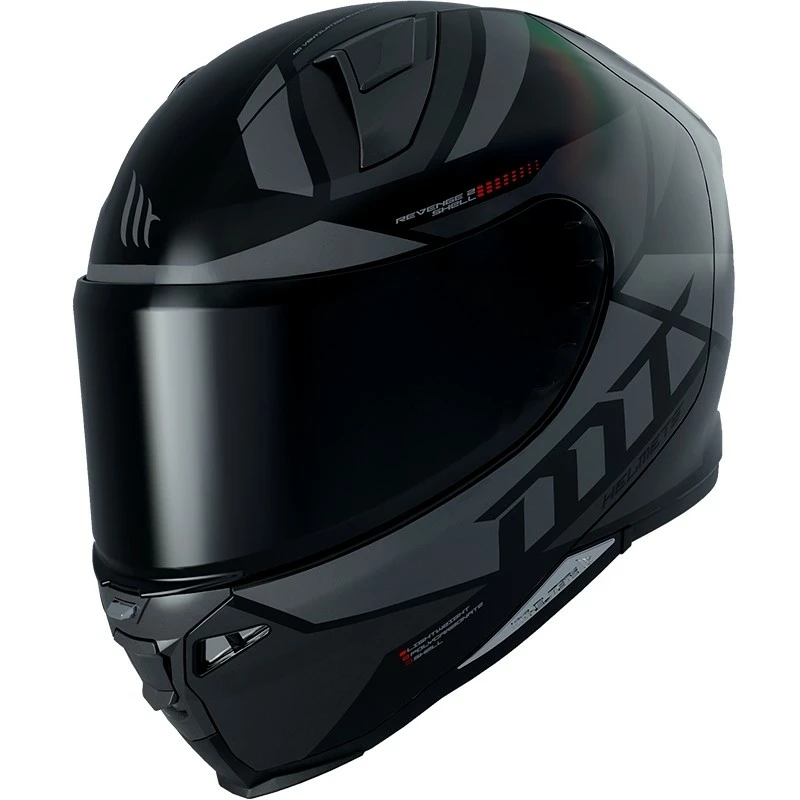 MT Helmets Casque Moto Intégral Mt Helmet REVENGE 2 SCALPEL A2 Matt Grey 3 MT Helmets Casque Moto Intégral Mt Helmet REVENGE 2 SCALPEL A2 Matt Grey