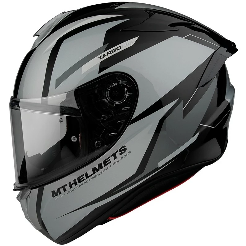 MT Helmets Casque Moto Intégral Mt Helmet TARGO PRO Sound A2 Glossy Grey 5 MT Helmets Casque Moto Intégral Mt Helmet TARGO PRO Sound A2 Glossy Grey – Image 3
