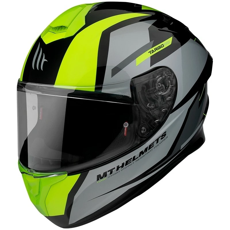 MT Helmets Casque Moto Intégral Mt Helmet TARGO PRO Sound A3 Glossy Fluo Yellow 3 MT Helmets Casque Moto Intégral Mt Helmet TARGO PRO Sound A3 Glossy Fluo Yellow