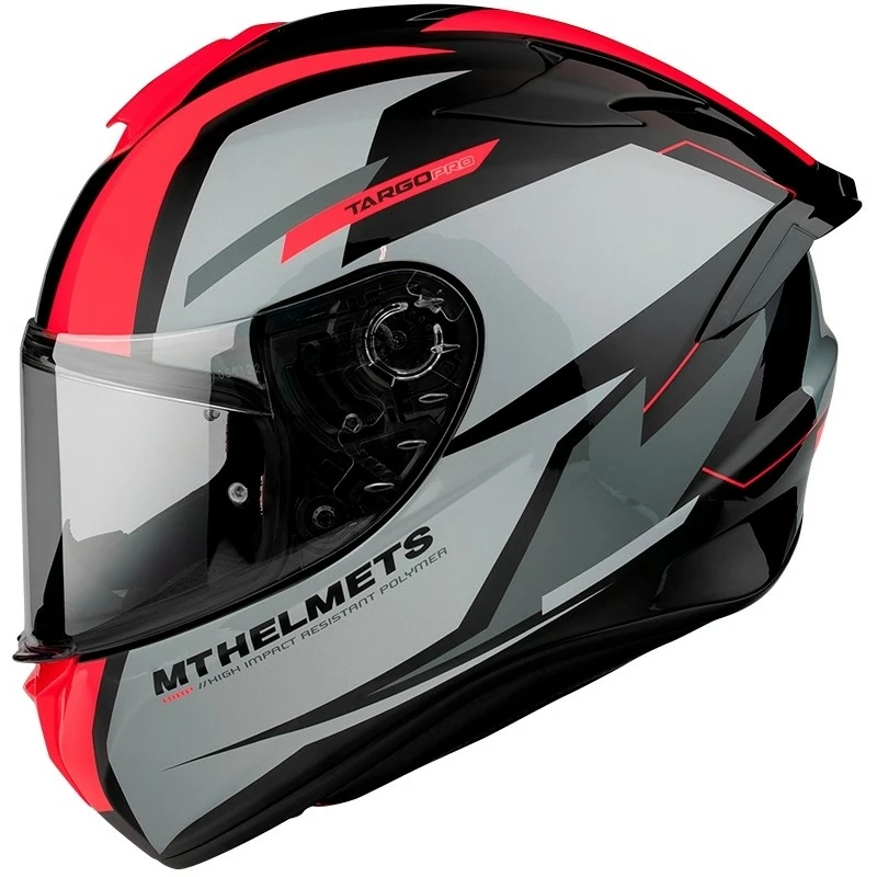 MT Helmets Casque Moto Intégral Mt Helmet TARGO PRO Sound A5 Glossy Fluo Red 4 MT Helmets Casque Moto Intégral Mt Helmet TARGO PRO Sound A5 Glossy Fluo Red – Image 2