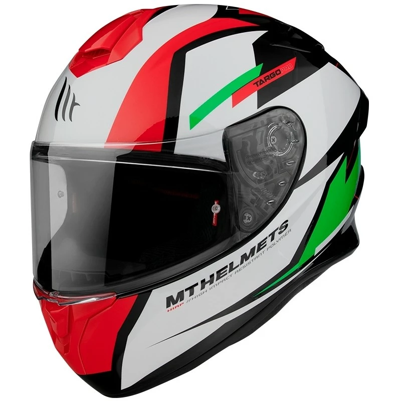 MT Helmets Casque Moto Intégral Mt Helmet TARGO PRO Sound C6 Vert Blanc Brillant 3 MT Helmets Casque Moto Intégral Mt Helmet TARGO PRO Sound C6 Vert Blanc Brillant