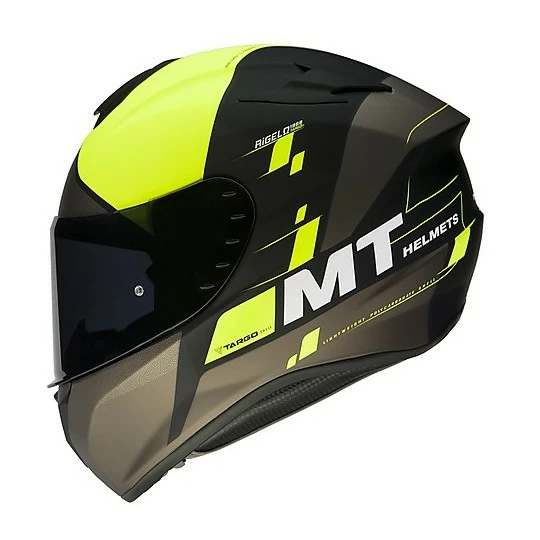 MT Helmets Casque Moto Intégral Mt Helmet TARGO Rigel A3 Matt Fluo Yellow 4 MT Helmets Casque Moto Intégral Mt Helmet TARGO Rigel A3 Matt Fluo Yellow – Image 2