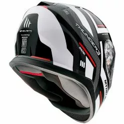 MT Helmets Casque Moto Intégral Mt Helmet THUNDER 3 Sv CARRY E0 Glossy White 6 MT Helmets Casque Moto Intégral Mt Helmet THUNDER 3 Sv CARRY E0 Glossy White -MTT Helmets Magasin casque moto integral mt helmet thunder 3 sv carry e0 glossy white 135704