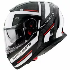 MT Helmets Casque Moto Intégral Mt Helmet THUNDER 3 Sv CARRY E0 Glossy White 7 MT Helmets Casque Moto Intégral Mt Helmet THUNDER 3 Sv CARRY E0 Glossy White -MTT Helmets Magasin casque moto integral mt helmet thunder 3 sv carry e0 glossy white 135705