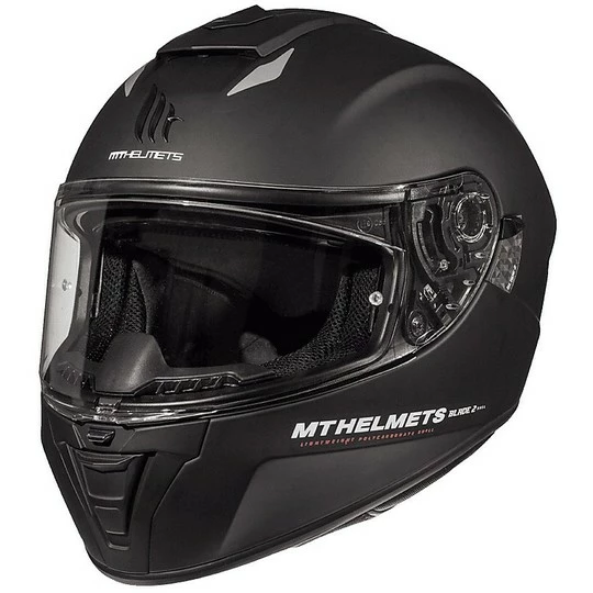 Casque Moto Intégral MT Helmets Blade 2 Evo Double Visor A1 Matt Black 4 Casque Moto Intégral MT Helmets Blade 2 Evo Double Visor A1 Matt Black – Image 2