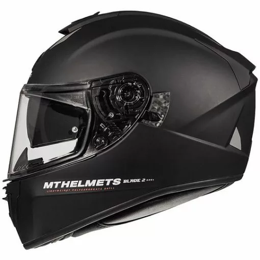 Casque Moto Intégral MT Helmets Blade 2 Evo Double Visor A1 Matt Black -MTT Helmets Magasin casque moto integral mt helmets blade 2 evo double visor a1 matt black 92894